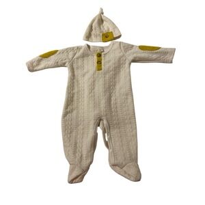 Quilted Baby Outfit Size 3/6 Mo